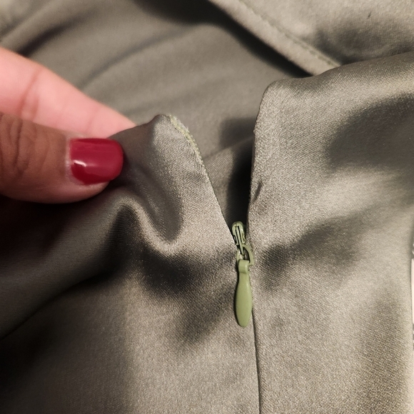 ZARA SATIN KNOTTED MIDI MAXI SKIRT SIZE L - Picture 10 of 14